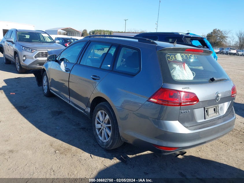 2016 VOLKSWAGEN GOLF SPORTWAGEN TSI S 4-DOOR - 3VWC17AU0GM516920
