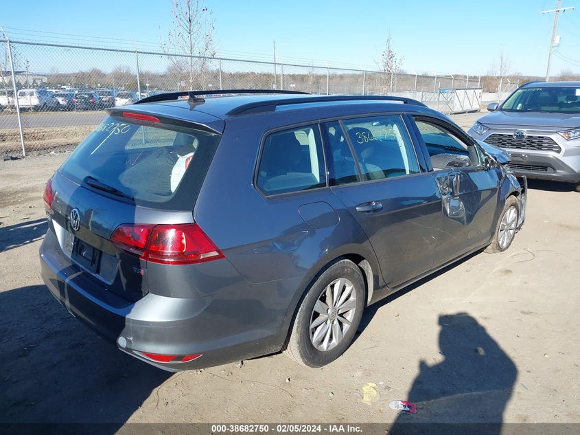 2016 VOLKSWAGEN GOLF SPORTWAGEN TSI S 4-DOOR - 3VWC17AU0GM516920