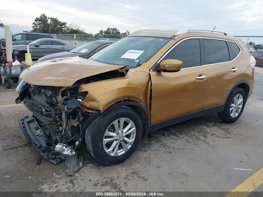 2015 NISSAN ROGUE S/SL/SV - KNMAT2MT8FP505828