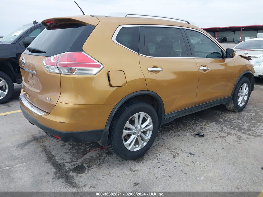 2015 NISSAN ROGUE S/SL/SV - KNMAT2MT8FP505828