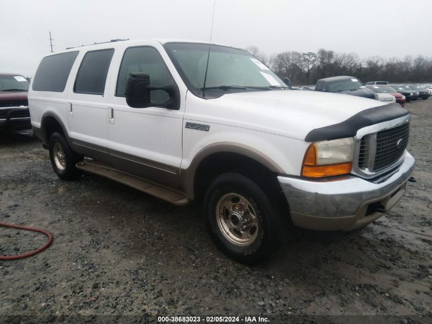 2001 Ford Excursion Limited VIN: 1FMNU43S11EC73107 Lot: 38683023