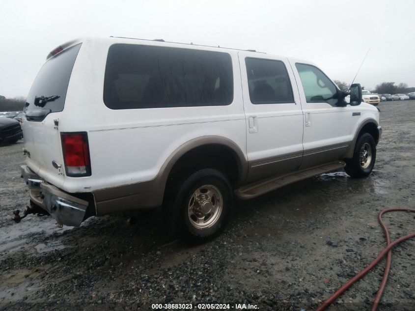 2001 Ford Excursion Limited VIN: 1FMNU43S11EC73107 Lot: 38683023