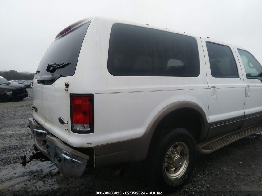 2001 Ford Excursion Limited VIN: 1FMNU43S11EC73107 Lot: 38683023