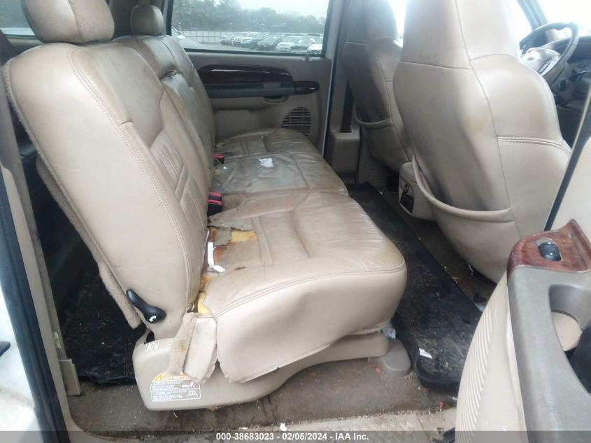 2001 Ford Excursion Limited VIN: 1FMNU43S11EC73107 Lot: 38683023