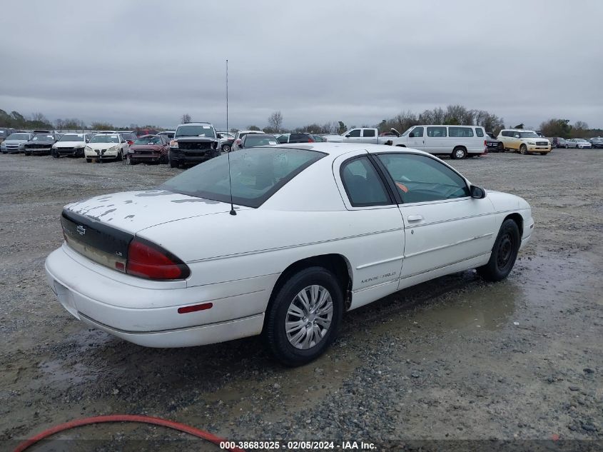 1998 Chevrolet Monte Carlo Ls VIN: 2G1WW12M9W9325672 Lot: 38683025