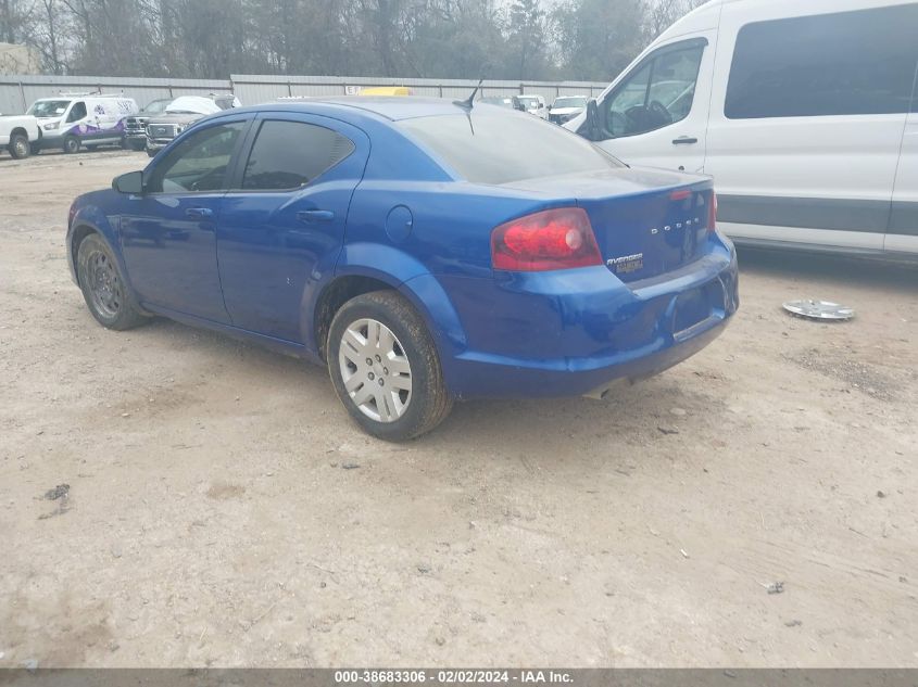 1C3CDZAG3EN173642 2014 Dodge Avenger Se