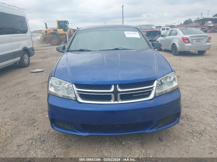 1C3CDZAG3EN173642 2014 Dodge Avenger Se