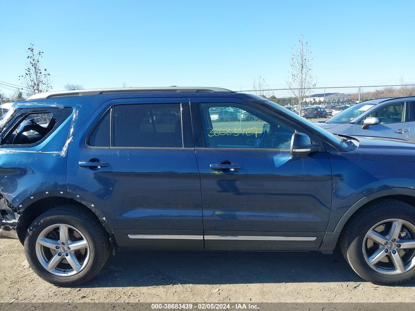 VIN 1FM5K8D84HGD00461 2017 FORD EXPLORER XLT