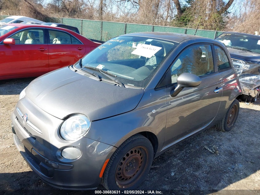 2012 Fiat 500 Pop VIN: 3C3CFFAR1CT370901 Lot: 38683631