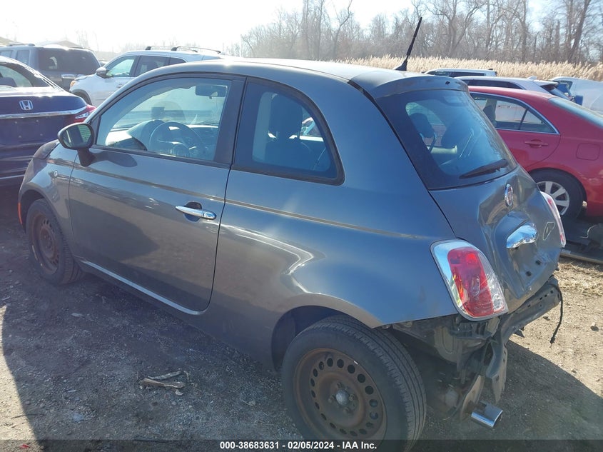 2012 Fiat 500 Pop VIN: 3C3CFFAR1CT370901 Lot: 38683631