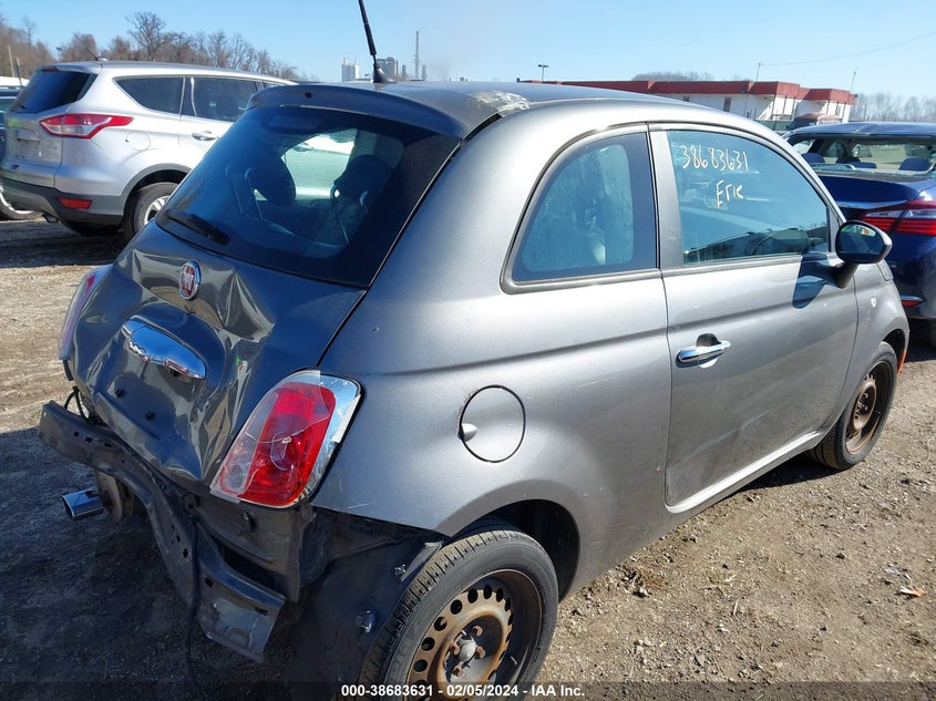 2012 Fiat 500 Pop VIN: 3C3CFFAR1CT370901 Lot: 38683631