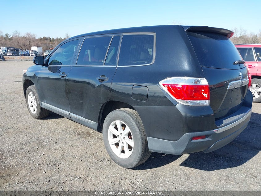 2013 TOYOTA HIGHLANDER - 5TDZA3EH4DS035972