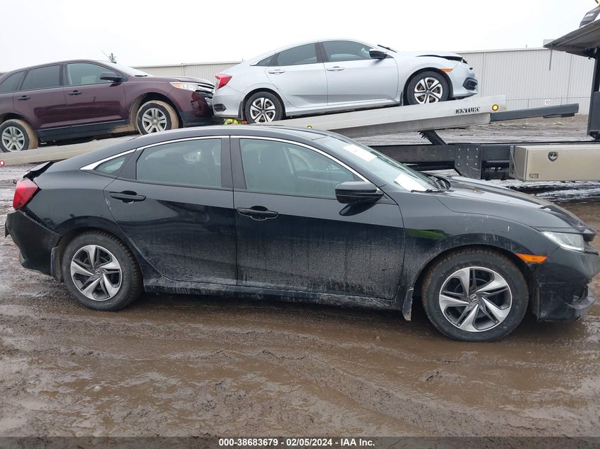 VIN 19XFC2F6XKE034790 2019 HONDA CIVIC LX