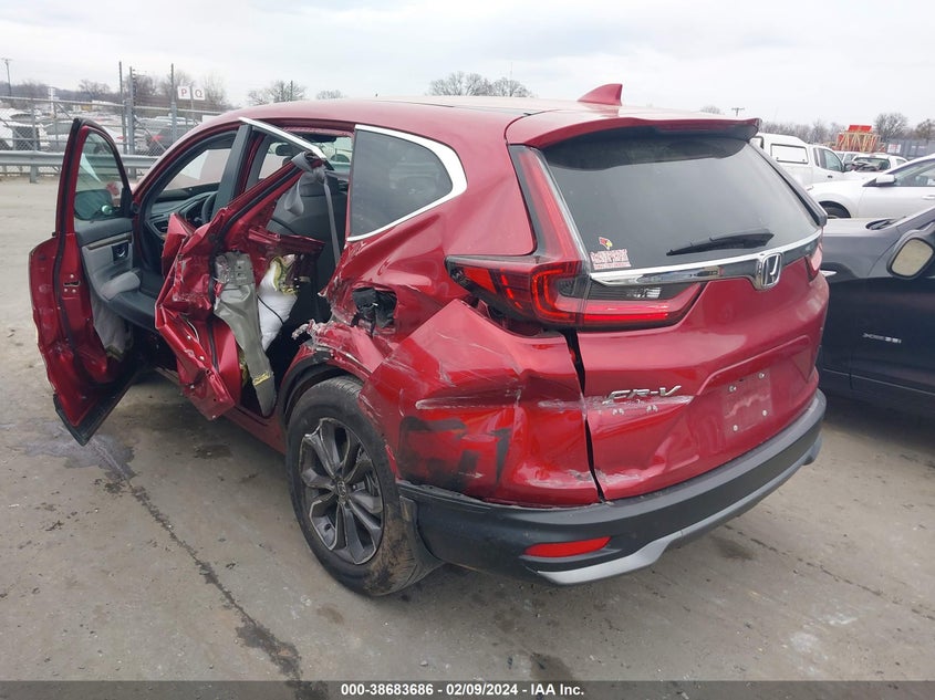 VIN 5J6RW1H5XLL000774 2020 HONDA CR-V EX