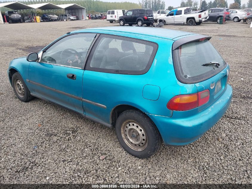 1992 Honda Civic Dx VIN: 2HGEH2351NH515434 Lot: 37951065