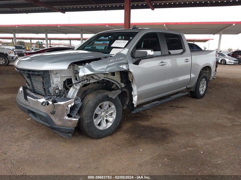 2021 CHEVROLET SILVERADO 1500 2WD  SHORT BED LT - 3GCPWCED0MG257008