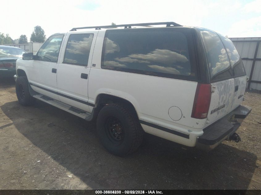 1992 GMC Suburban K1500 VIN: 1GKFK16K9NJ703105 Lot: 38684230