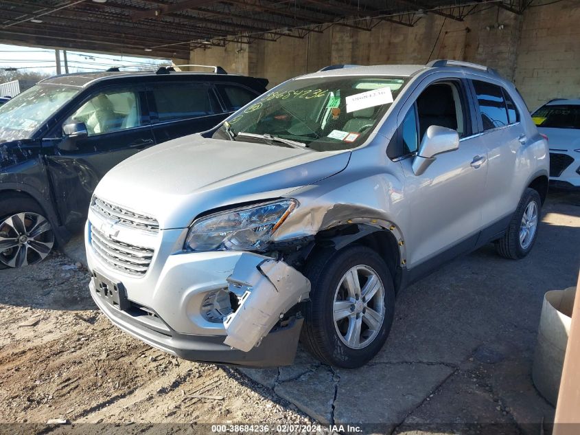 2016 Chevrolet Trax Lt VIN: KL7CJPSB2GB504899 Lot: 38684236