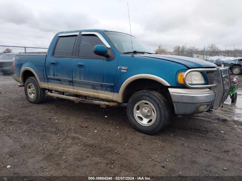 1FTRW08L11KE21588 2001 Ford F-150 Supercrew King Ranch Edition/Lariat/Xlt