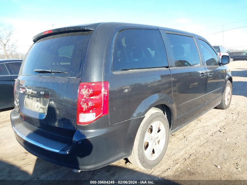 2013 Dodge Grand Caravan Se VIN: 2C4RDGBG3DR544969 Lot: 38684249