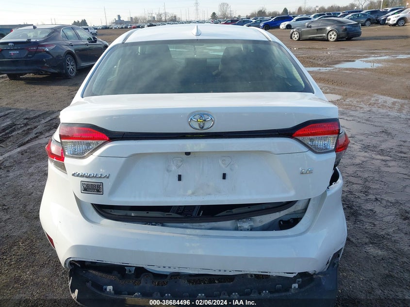 2022 TOYOTA COROLLA LE - 5YFEPMAE8NP283683