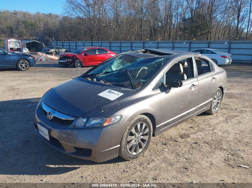 1HGFA16979L011299 2009 Honda Civic Ex-L