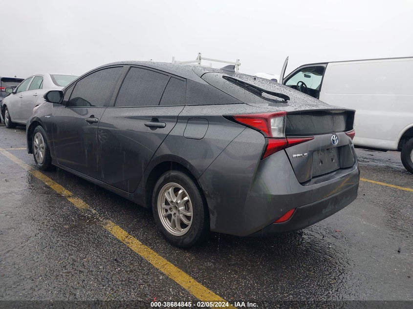 VIN JTDKARFUXK3075522 2019 TOYOTA PRIUS LE