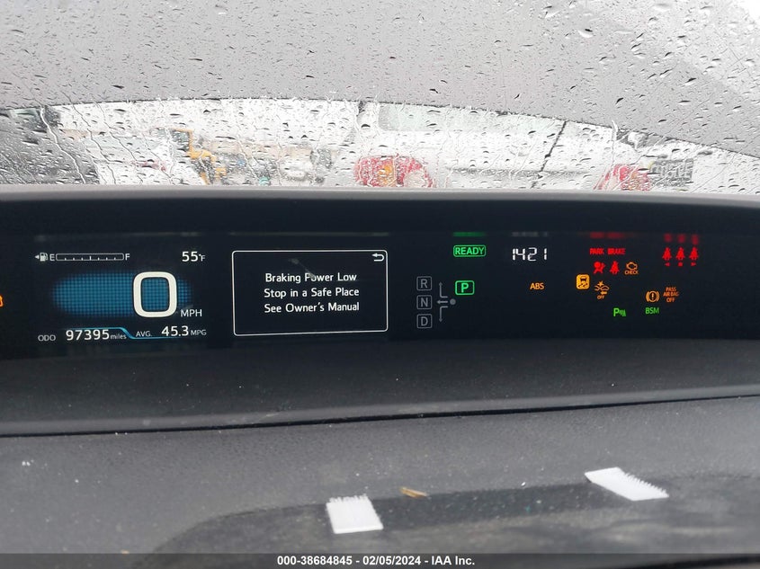 VIN JTDKARFUXK3075522 2019 TOYOTA PRIUS LE