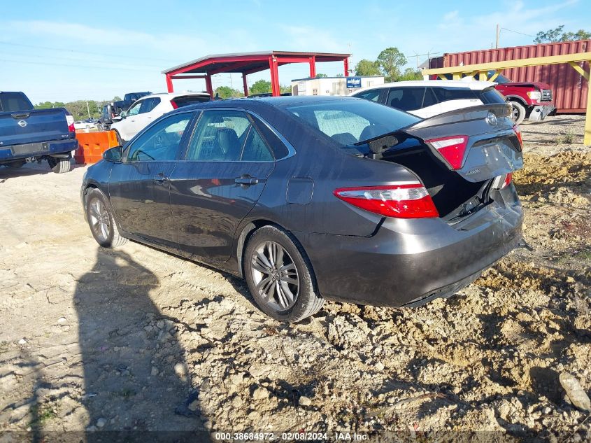 2016 Toyota Camry Se VIN: 4T1BF1FK2GU522827 Lot: 38684972