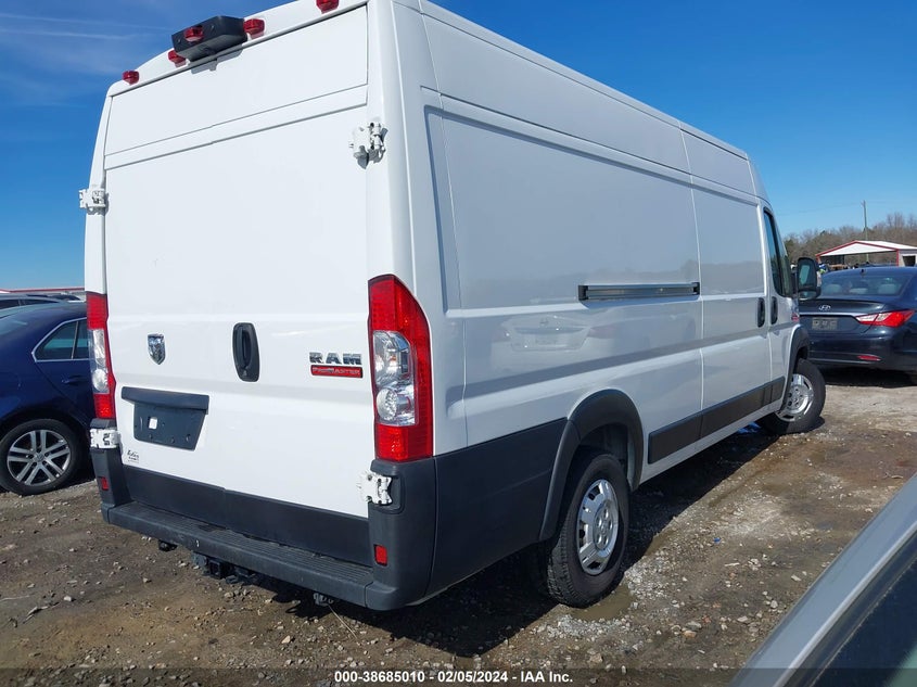 2021 Ram Promaster 3500 Cargo Van High Roof 159 Wb Ext VIN: 3C6MRVJG1ME581366 Lot: 38685010