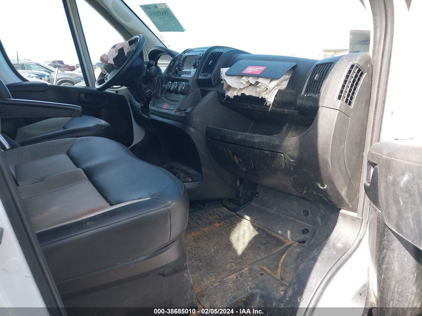 2021 Ram Promaster 3500 Cargo Van High Roof 159 Wb Ext VIN: 3C6MRVJG1ME581366 Lot: 38685010