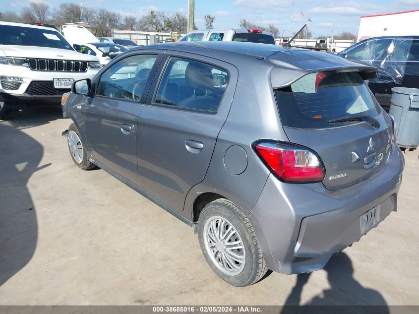 2022 Mitsubishi Mirage Es/Le VIN: ML32AUHJ9NH005509 Lot: 38685016