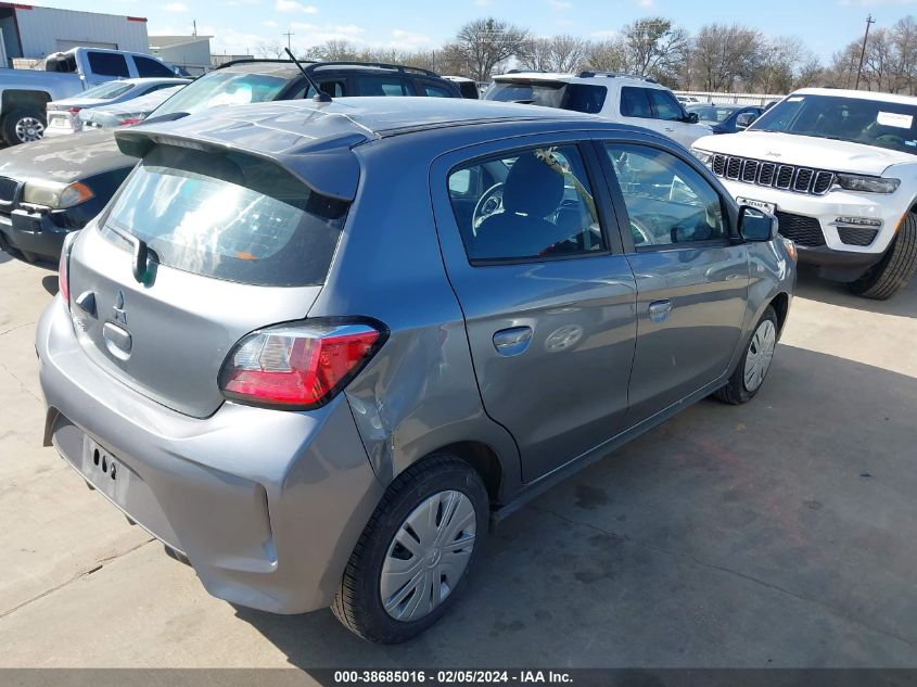 2022 Mitsubishi Mirage Es/Le VIN: ML32AUHJ9NH005509 Lot: 38685016