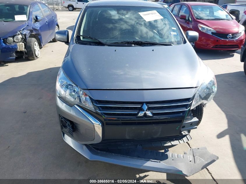 2022 Mitsubishi Mirage Es/Le VIN: ML32AUHJ9NH005509 Lot: 38685016