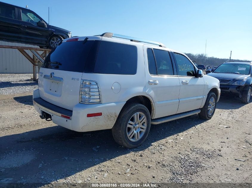 2010 Mercury Mountaineer Premier VIN: 4M2EN4J85AUJ07472 Lot: 38685165