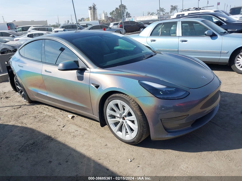 VIN 5YJ3E1EB0NF163089 2022 TESLA MODEL 3
