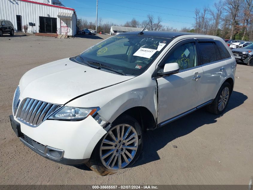 2013 Lincoln Mkx VIN: 2LMDJ8JK6DBL44224 Lot: 38685557