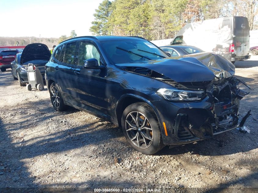 2022 BMW X3 xDrive30I VIN: WBX57DP03NN148963 Lot: 38685660