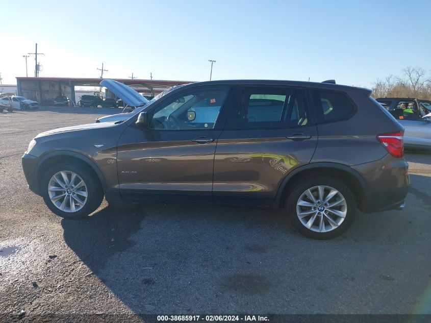 2014 BMW X3 xDrive28I VIN: 5UXWX9C54E0D16382 Lot: 38685917