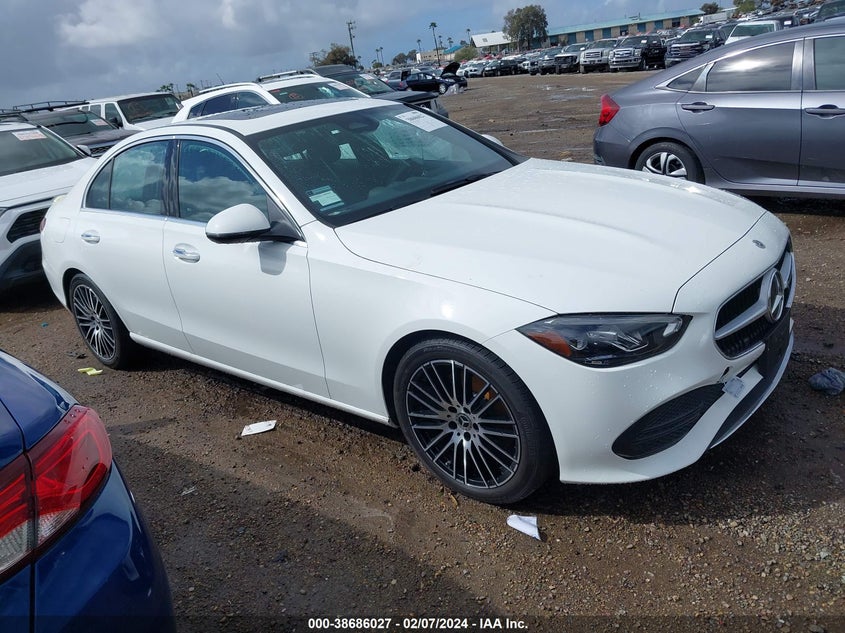 VIN W1KAF4GB8PR077597 2023 MERCEDES-BENZ C 300 SEDAN