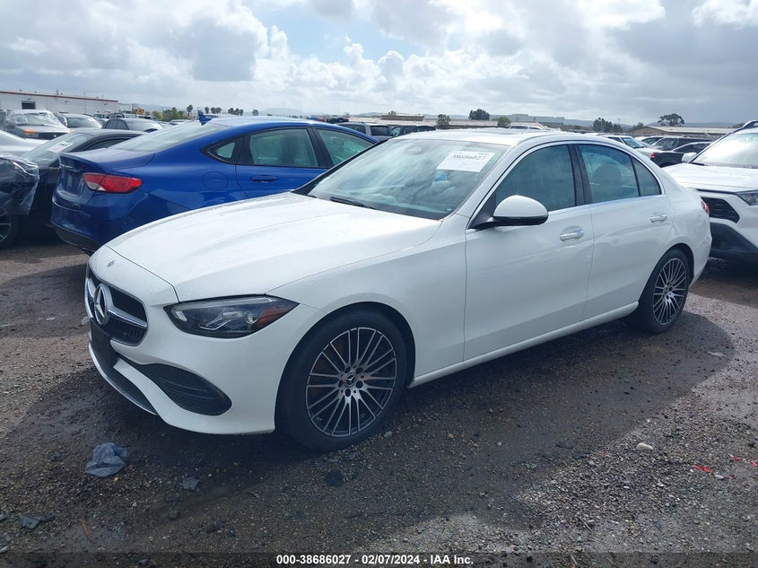 VIN W1KAF4GB8PR077597 2023 MERCEDES-BENZ C 300 SEDAN