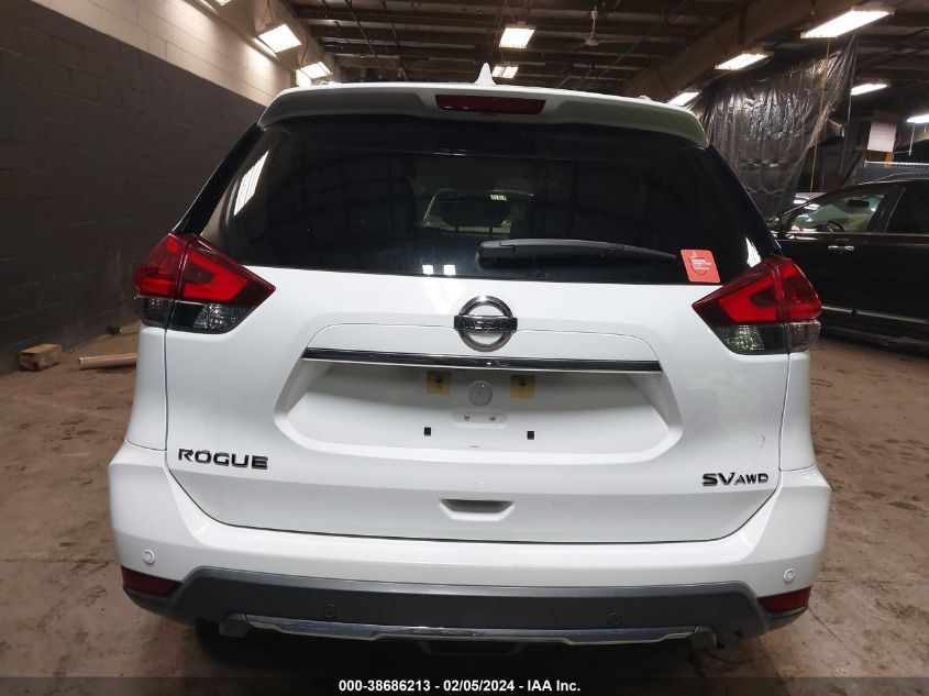 2020 Nissan Rogue Sv Intelligent Awd VIN: KNMAT2MV8LP537451 Lot: 38686213