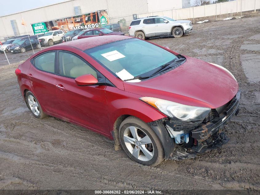 2013 Hyundai Elantra Gls/Limited VIN: 5NPDH4AE7DH242191 Lot: 38686282