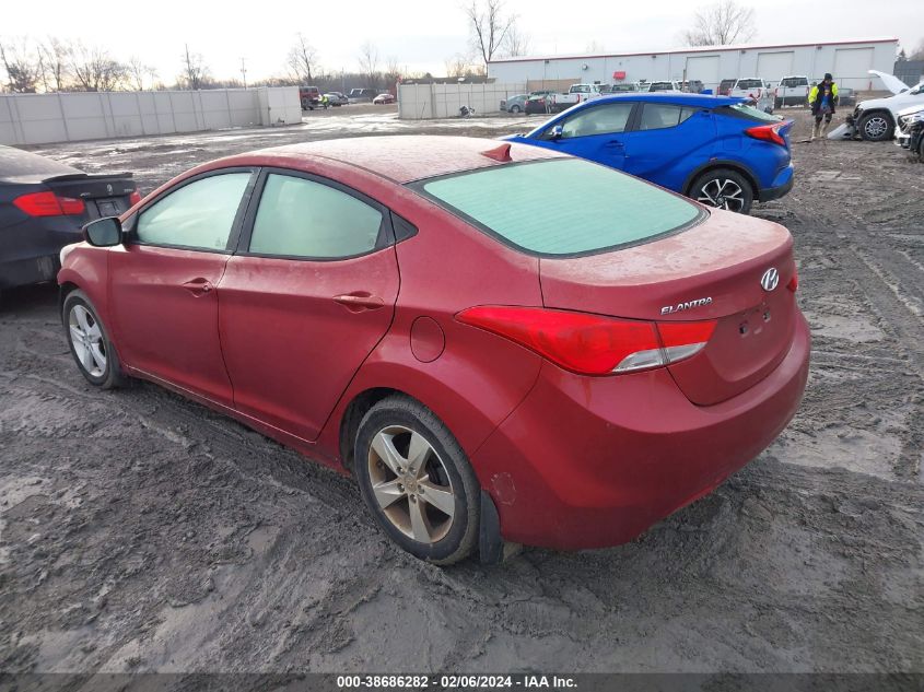 2013 Hyundai Elantra Gls/Limited VIN: 5NPDH4AE7DH242191 Lot: 38686282