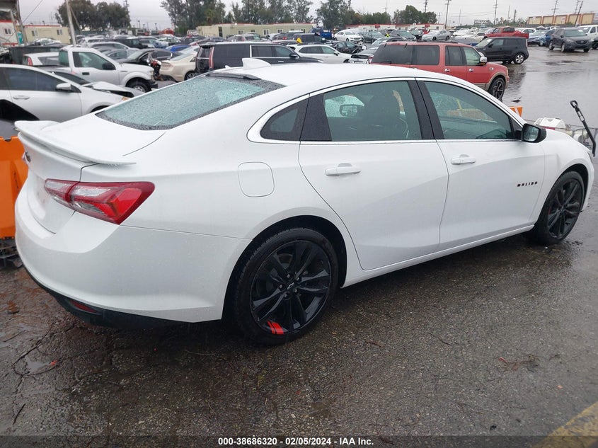 VIN 1G1ZD5STXNF196008 2022 CHEVROLET MALIBU FWD LT