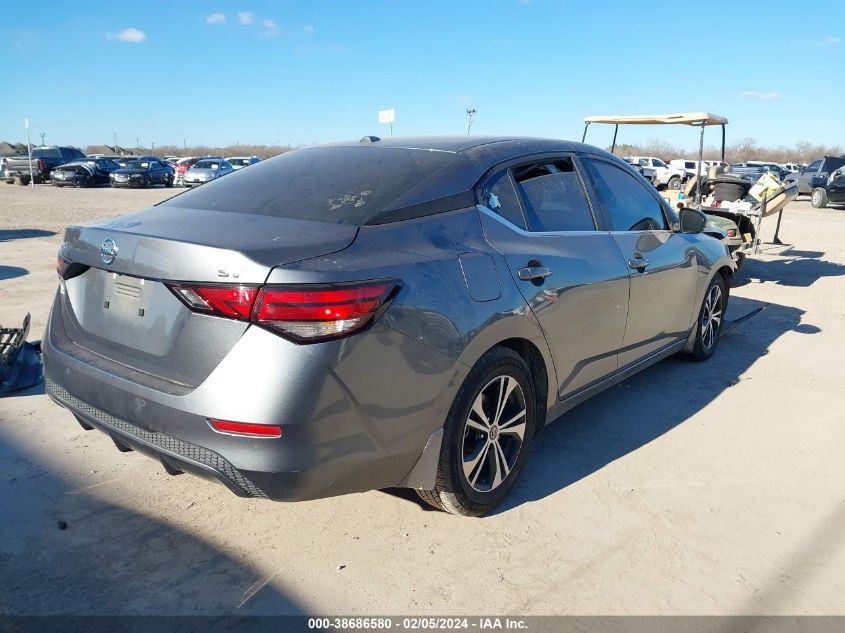 2020 Nissan Sentra Sv Xtronic Cvt VIN: 3N1AB8CV1LY233273 Lot: 38686580