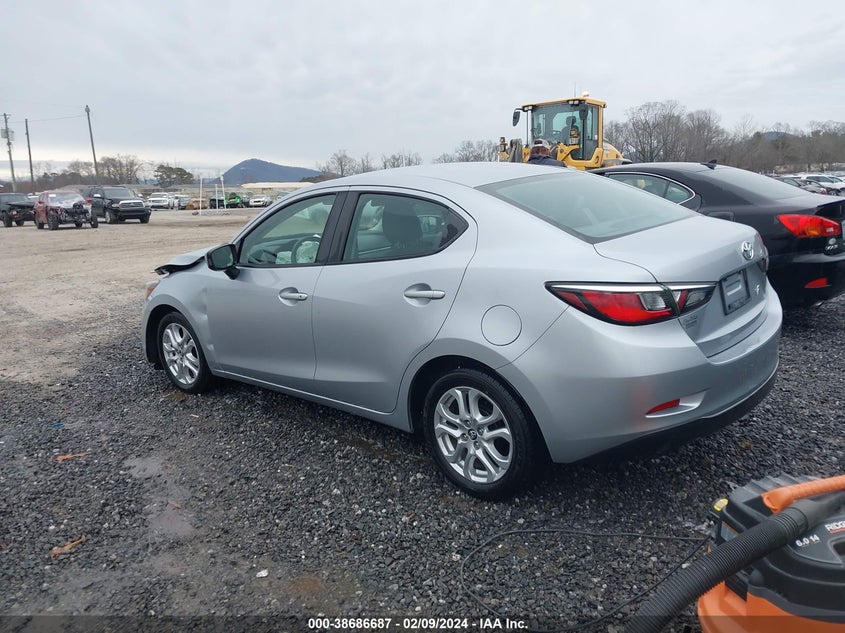 2017 Toyota Yaris Ia VIN: 3MYDLBYV3HY188584 Lot: 38686687