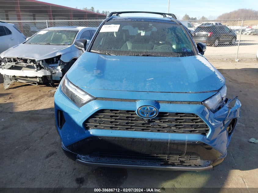 VIN 4T3E6RFV7PU129550 2023 TOYOTA RAV4 XSE