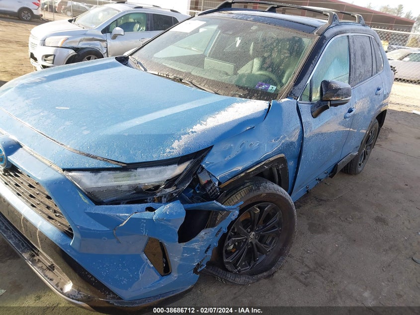 VIN 4T3E6RFV7PU129550 2023 TOYOTA RAV4 XSE