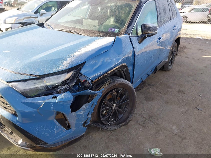 VIN 4T3E6RFV7PU129550 2023 TOYOTA RAV4 XSE